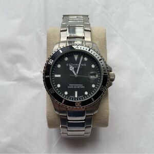 Stuhrling Original Watches Automatic Dive Watch Black Dial